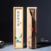 50g incenso em vara natural caixa de bambu Yazhuang aloe sândalo aroma duradouro interno purificação ar yingge xadrez verde incenso nan