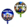 Globos de Papel de Aluminio de Minecraft Forma Cuadrada de Dibujos Animados Globos de Juego de Píxeles Suministros para Fiestas de Cumpleaños Venta al por Mayor Transfronteriza