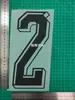 2026 Cuerpo de Caballo Colección Negra Talla Adulto A+ Número de Jersey Letras Pegatinas de Transferencia Térmica para Jerseys