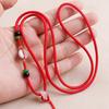Cuerda de collar con hebilla de seguridad de jade natural unilateral, cordón para colgante de jade Hotan dorado DIY, ventas directas de fábrica