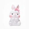 Linda Lámpara de Silicona de Conejo Lindo Dibujo Animado Mascota Lulu Conejo Luz Nocturna Control Táctil Control Remoto Lámpara de Escritorio LED