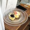 Adornos para mesa de postres, plato de exhibición, bandeja para pasteles, plato creativo para refrigerios de té de la tarde, plato plano para mousse de sushi