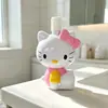 Botella de loción creativa para el hogar, diseño de dibujos animados lindos, botella de ducha con diseño 3D de cuerpo completo, botella dispensadora de tipo pulsador, botella de champú