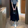 Vestido para Mujer 2026 Verano Nuevo Elegante y Moderno de Longitud Media Juvenil con Tirantes Elegante Conjunto de Dos Piezas