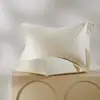 Funda de almohada de algodón puro de alta densidad, 100 hilos, con bordes anchos, funda de almohada de satén de algodón de fibra larga de lujo ligero, funda de almohada 100% algodón, pieza individual