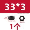 Porca Hexagonal Dente Fino Classe 10.9 Porca Dente Invertido Parafuso Dente Esquerdo Tampa de Parafuso Rosca Inversa Parafuso Inverso Fêmea M6M8M10-80