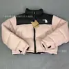 Chaqueta Puffer Corta Casual de Cintura Alta para Mujer, Abrigo Grueso Cálido de Algodón Estilo Kendall con Cuello Alto para Otoño e Invierno