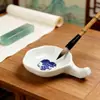 Abanico plegable, superficie de abanico en blanco estilo antiguo, abanico de papel plegable estilo chino para DIY, abanico con pintura de caligrafía salpicada de oro, papel Xuan estilo chino