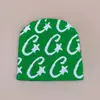 Nova tendência carta rua cruzeiro jacquard malha chapéu homens e mulheres skate quente personalidade boné pullover atacado