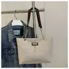 Bolsa de Ombro Simples de Linho com Textura Versátil Pequeno Cervo 2026 Nova Moda Bolsa Tote de Grande Capacidade Bolsa Transversal para o Dia a Dia