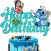 Suministros para fiesta de cumpleaños con temática de león de dibujos animados transfronterizo, cachorro, elfo, vehículo de construcción, sirena, adornos para pastel