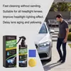 Spray de Cuidado para Faros de Coche Homonth Pulido y Restauración de Faros de Coche Spray de Cuidado de Limpieza Diaria y Brillo para Visión Clara
