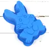 Molde para Pastel de Conejo Individual Dubi Agujero Único Molde para Hornear Animales DIY Serie de Pascua Molde de Silicona