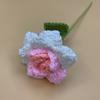 Flores de Ganchillo Hechas a Mano al por Mayor, Rosas Artificiales, Ramos de Ganchillo Eternos para DIY, Productos Terminados para Decoración del Hogar, Estilo de Nicho de Gama Alta