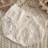 Roupa Íntima Feminina de Algodão Puro Floral Estilo Pastoral 10A Antibacteriana entrepernas estendida Respirável Amiga da Pele Algodão Elástico Roupa Íntima de Menina