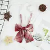 Estilo Universitario Japonés Corbata de Lazo JK Flor de Cuello Cuadros Suave Una Navaja Uniforme Popular en Internet Camisa de Chica Lazo Uniforme Escolar