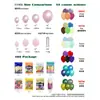 Globos en forma de corazón de 10 pulgadas y 2.2 gramos para decoraciones de bodas, decoraciones de fiestas de cumpleaños y uso para propuestas, hechos de látex engrosado