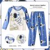 Ropa Infantil de Comercio Exterior Pijamas de Niña Manga Larga Primavera y Otoño Pijamas Infantiles Ropa de Casa para Niño Pijamas de Dos Piezas Ropa Infantil Tailandesa