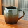 Taza de cerámica de gran valor estético para parejas, taza de agua de gran capacidad, taza de café de nicho, taza de barril de vino con cambio de horno creativo