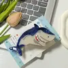 Pinza para Cola de Cabello de Ballena Azul de Dibujos Animados, Divertida Pinza de Delfín, Linda Pinza de Tiburón Animal, Accesorios para el Cabello de Vacaciones en la Playa, Venta al por Mayor