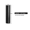 Columna de yoga de espuma EPP sólida columna de Pilates yoga columna de masaje muscular negra 30/45/60/90 cm