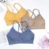 Nuevo Sujetador Deportivo Sin Tirantes Sexy con Espalda Descubierta y Estampado de Letras, sin Costuras, de una Sola Pieza para Mujer, Primavera y Verano 2024