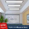 Lâmpada de escritório LED, candelabro de escritório, iluminação de engenharia comercial, lâmpada quadrada, academia, refeitório, lâmpada de tira