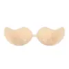 Pegatina de Pecho de Silicona Sólida de Mango Transfronteriza Invisible Anti-golpes Reuniendo Espalda Descubierta Vestido de Novia Espalda Hermosa Pegatina de Pecho Anti-deslizamiento