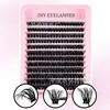 Amazon Pestañas Postizas Transfronterizas Set 100D Segmentadas Naturales Densas Pestañas Postizas DIY Gran Capacidad