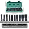 Conjunto de 46 peças Jogo Chave Catraca Soquete Catraca Rápida Voo Reparo Automotivo Chave de Fenda Catraca Combinada Caixa de Ferramentas Completa