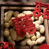 Mini Palabras Felices Hechas a Mano para Bodas Decoración de Habitación de Boda Plato de Frutas Lanzamiento de Pequeñas Palabras Felices Suministros de Decoración para Habitación de Boda Pegatinas de Palabras Felices con Polvo Dorado