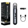 Recortador de vello nasal transfronterizo para hombres, herramienta de limpieza de vello nasal, dispositivo recargable para afeitar vello nasal, recortador eléctrico de vello nasal