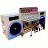 Gravador de Voz Retro Amazon Alto-falantes Duplos Food Truck Celebridade da Internet Cabine de Venda Ponto Turístico ao Ar Livre Check-in de Celebridade da Internet Customização de Food Truck