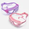 Gafas de natación para niños marco grande color universal niños y niñas a prueba de agua antivaho anti-ultravioleta protección ambiental fábrica directa venta al por mayor