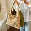 Bolsa de Tecido de Padrão de Luxo de Nicho para Mulheres 2026 Nova Moda Bolsa de Ombro para o Dia a Dia Bolsa de Mão Bolsa Tote