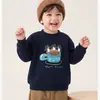 2026 Moletom Infantil com Forro de Lã Top de Inverno para Meninos Manga Longa para Meninas Roupas de Bebê e Crianças Estilo Inverno Roupas de Inverno para Meninos