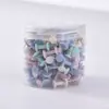 Chinchetas con Forma de Macaron, 200 Piezas, Chinchetas para Corcho, Chinchetas Coloridas para Pared de Fotos Hecha a Mano DIY, Pines con Cabeza Grande