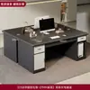 Escritorio Moderno Sencillo para Gerente de Oficina/Estación de Trabajo del Personal Juego de Escritorio y Silla con Cajones Escritorio para Computadora Escritorio para Computadora en Casa