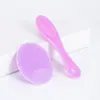 Cepillo para Lavar la Cara Cepillo de Silicona para Lavar el Cabello Cepillo Facial de Silicona Manual Limpieza Profunda Cepillo Facial Exfoliante