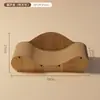 Tabla Rascadora para Gatos Meowlyce, Sofá para Gatos, Papel Corrugado Duradero, Tabla Rascadora Resistente a las Garras de Gato, Herramienta Rascadora Resistente al Desgaste, Sofá para Gatos Chaise Longue