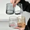 Copo de Vidro de Alta Qualidade para Uso Doméstico, Copo de Cerveja Estilo Ins, Taça de Vinho Feminina, Copo de Água, Copo de Uísque de Alta Estética, Copo para Suco de Bebida Gelada