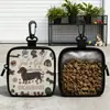 Bolsa Transparente Marrón para Premios de Perro Transfronteriza DIY Set de Entrenamiento para Mascotas con Gancho y Cremallera Bolsa de Entrenamiento para Perros