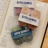 Velas de Té de Colores Redondas Personalizadas con Aroma y Diseño de Sello de Cera, Velas Aromáticas Personalizadas para un Ambiente Romántico, Velas para Propuestas