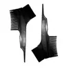 Peine de doble cabeza negro para teñir el cabello para salones de belleza y uso doméstico, peine para tratamiento con aceite, peine para teñir el cabello con punta afilada, cepillo para teñir el cabello de salón