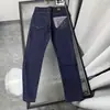 Nuevos jeans deportivos de moda de lujo ligero para hombre de principios de otoño, pantalones casuales elegantes ajustados rectos adelgazantes