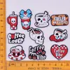 Diademas para Zapatos con Forma de Corazón Accesorios Estilo Gótico Punk Decoraciones para Zapatos Temáticas de Café Hebilla para Zapatos Transfronteriza Accesorios DIY