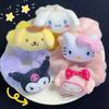Invierno Dibujos Animados Sanrio Felpa Anillo para el Cabello Intestino Grueso Grande Estilo Japonés Ins Lindo Dulce Cuerda para el Cabello de Niña