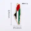 Venta Directa de Fabricante Transfronteriza Colgante Libre Palestina Accesorios DIY Aleación Gota de Aceite Colgante Individual Joyería Pulsera Lote