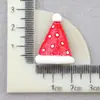 Accesorios para Funda de Teléfono Móvil de Alce Accesorios para el Cabello DIY Accesorios de Navidad Muñeco de Nieve Árbol de Navidad Pegamento de Crema DIY Accesorios para Tocados de Resina