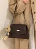 Bolso Retro Elegante de Alta Capacidad para Mujer, Nuevo Tendencia Otoño 2026 Bolso de Hombro con Cadena para el Trabajo